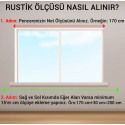 Ahşap Rustik Perde